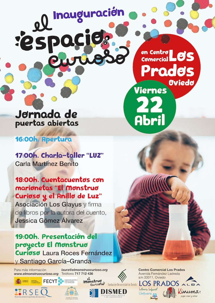 monstruocurioso's tweet photo. El próximo viernes 22 inauguramos El Espacio Curioso, un espacio para compartir y disfrutar Ciencia. ¡Te invitamos! https://t.co/E7XTZ7j2S1
