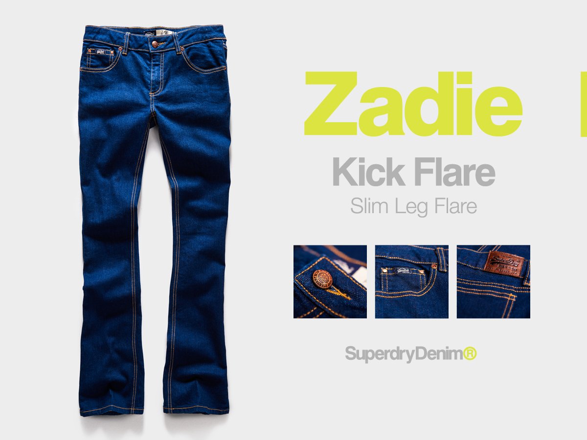 superdry zadie flare
