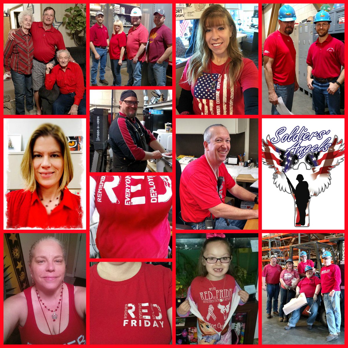 soldiersangels's tweet image. In honor of National #Volunteer Week, we want our volunteers to RT with pictures of you in your red!