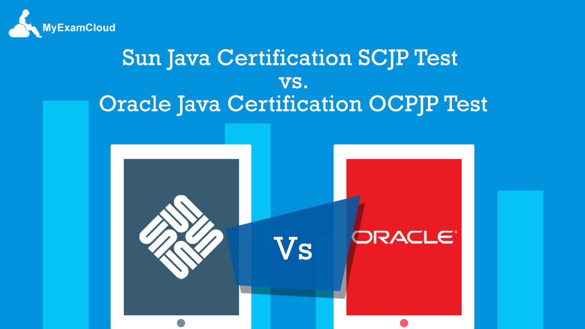 myexamcloud's tweet image. Sun Java Certification SCJP Test vs Oracle Java Certification #java #oracle epractizelabs.com/myexamcloud/20…