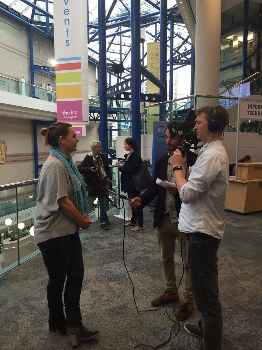 onestopenglish's tweet image. Luke speaking to Michelle about professional development - watch out for the final cut of our video #iatefl2016
