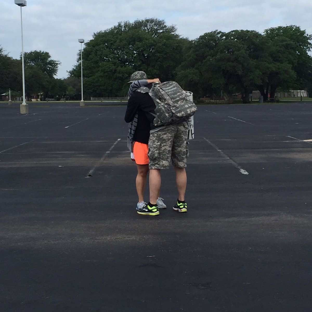 Mix947Austin's tweet photo. Thank you so much to Crystal for coming out this morning to see Jay off on the next part of #couragewalk https://t.co/w4T9CEXTZF
