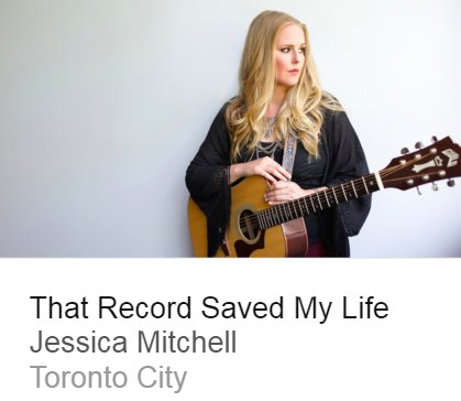 MusicYYZ's tweet photo. #FF Voting ends April 20 Checkout #Searchlight HT #TOMusicCity @melaniebrulee @listentojm @LindsayFoote @katiephenom https://t.co/Yb6DcpW4M5