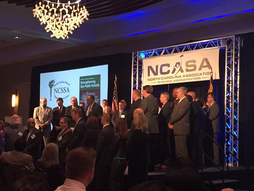 MrDavidLegrand's tweet photo. #ncasa_cel2016 @NCASAtweets NC superintendents standing together for educational changes needed in nc https://t.co/agHuiJRLGr