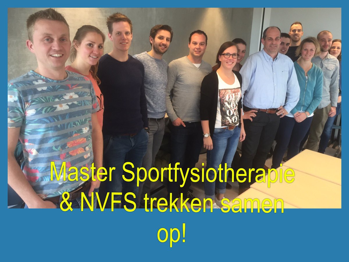 #HU #Master #Sportfysiotherapie en #NVFS Hans Bloo maken plannen voor de toekomst!
