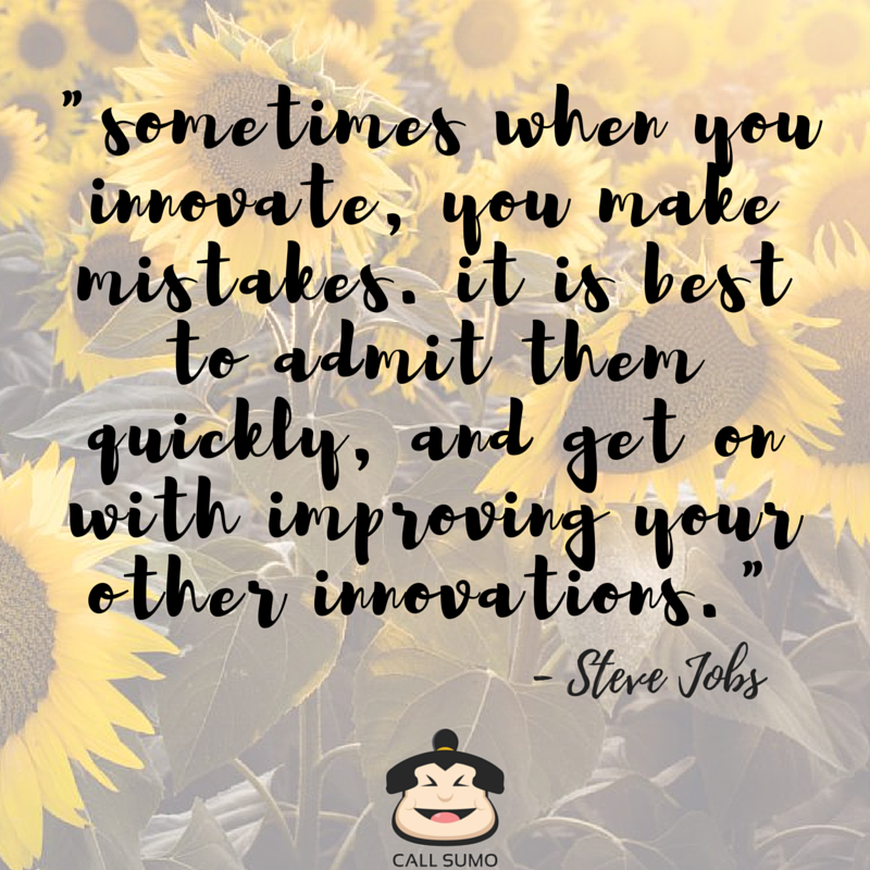CallSumoAI's tweet photo. #stevejobs #quote #qotd #quoteoftheday #callsumo #smile #startup https://t.co/zO7ZHzuI5p