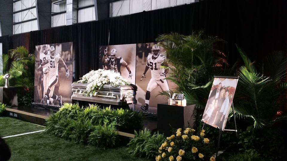 MissingNOLA's tweet photo. Saying goodbye to #WillSmith ~ #ForeverAWhodat ~ R.I.P. You're a True #SaintInHeaven https://t.co/0jXjKx14s5