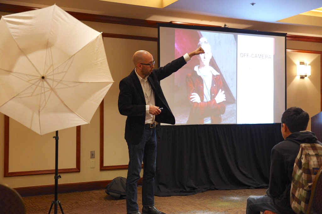 korimjames's tweet photo. .@msimons great #BTS in your 1 light #strobbist session. Makes this natural light photog want to play! @nhsjc https://t.co/x7mNurXOWw