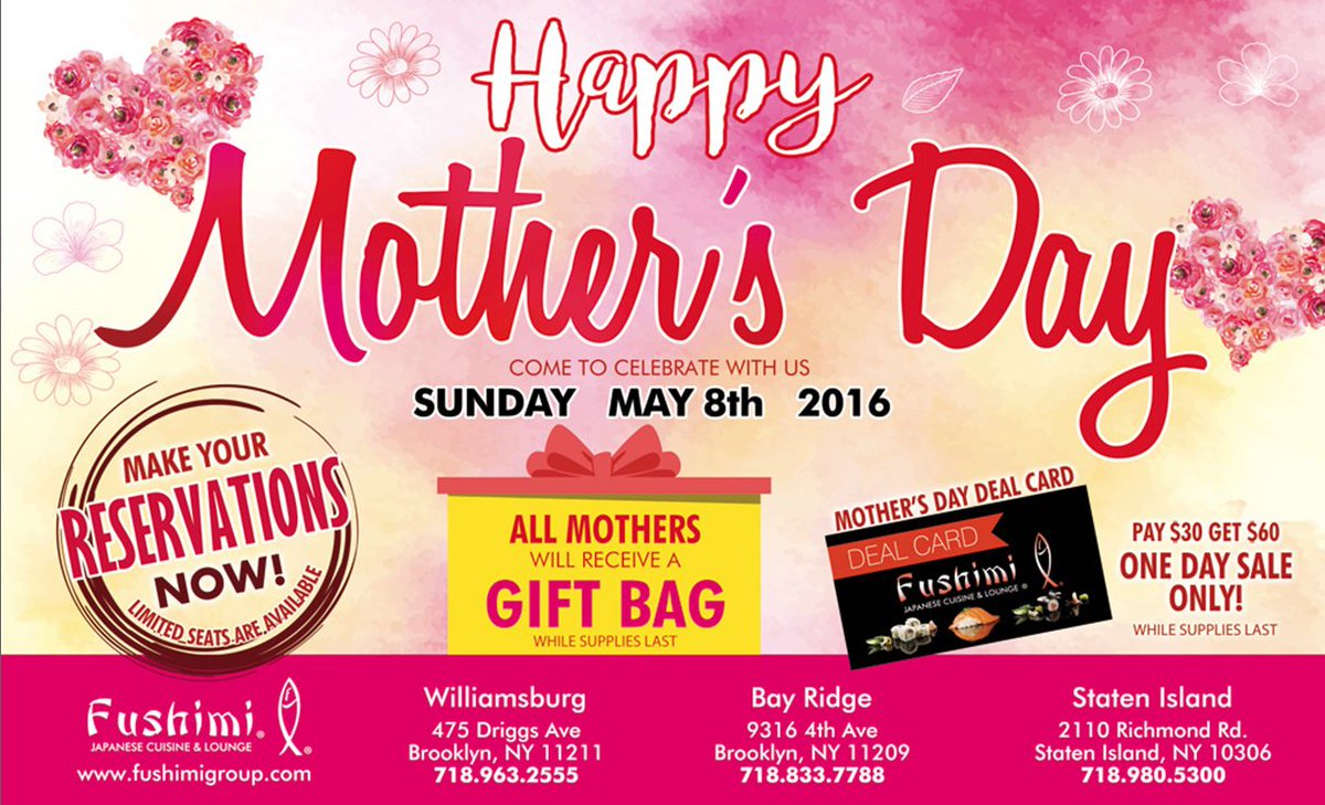 Fushimi_ny's tweet photo. Mother's Day is coming lets make her day remarkable. https://t.co/lOnQl7t2TS