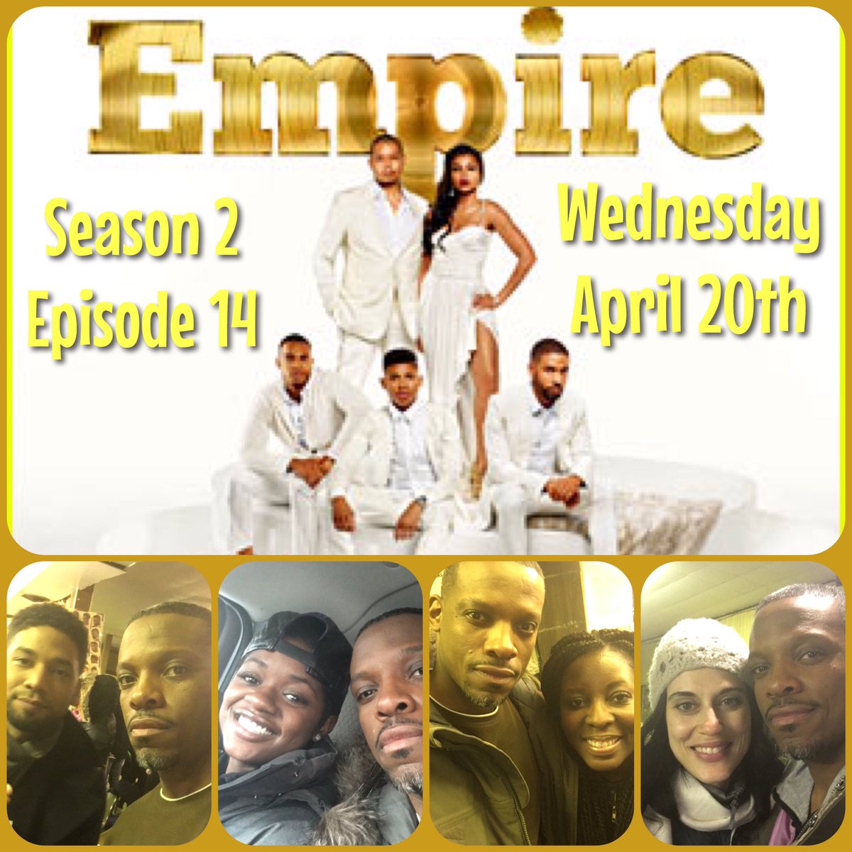 yesmelroberson's tweet photo. I'll be on @EmpireFOX next week. Written by a cool sista @qu33nofdrama so tune in! #empire #actorslife #iAct https://t.co/KsWSoGLtOh