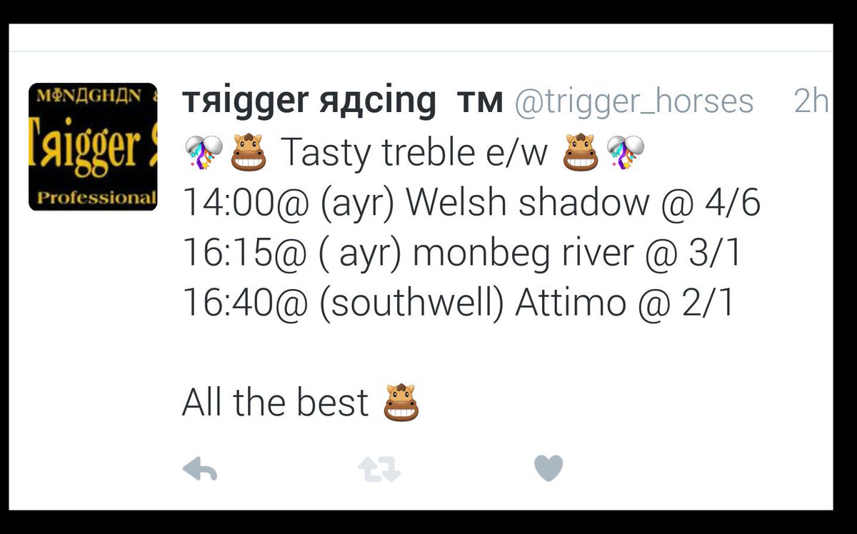 trigger_horses's tweet image. 💣💣💣💣💣💣💣💣💣💣💣💣💣💣💣💣
BOOOOOOOOOOOOOOOOOOOOMMMMM

OUR TASTY TREBLE COMES HOME !!!!

great tip👏

Hope you was on !!🐴🐴🐴🐴💵💵💵