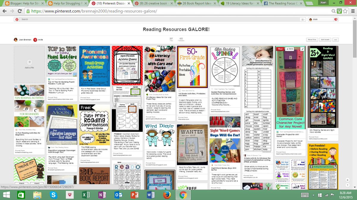 250+ Reading Resources--ALL in 1 Place! pinterest.com/brennajn2000/r…  #ReadingResources #ReadingFocusCards #WUVIP