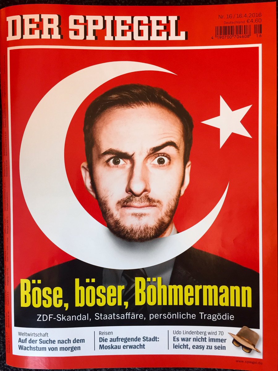 Das neue @DerSPIEGEL-Cover #Boehmermann
