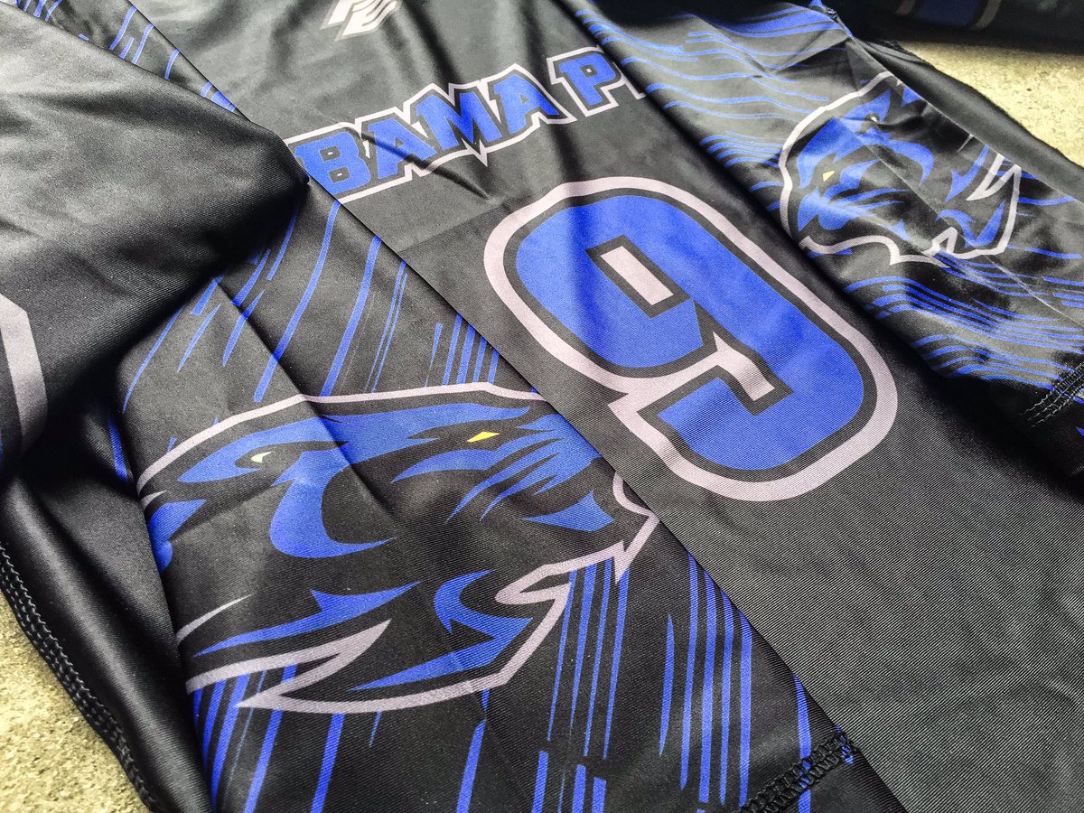 PhenomBrand's tweet photo. Vapor-Lite Compression Shirts for @ALAprepacademy #panthers #uniswag #postgradprep https://t.co/HdhhWVYR7t