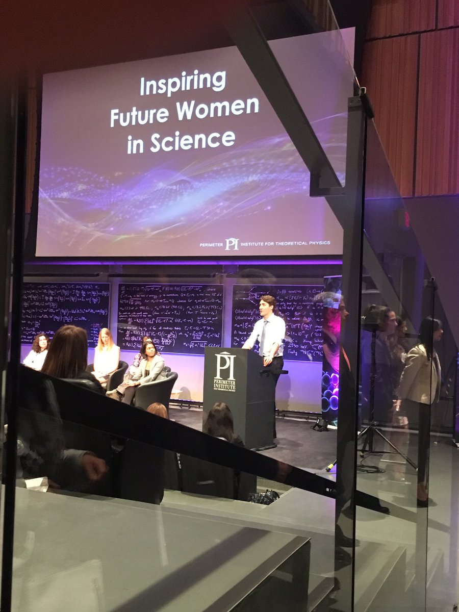 KirstyDuncanPhD's tweet photo. .@JustinTrudeau speaking @Perimeter conference on #WomenInSTEM https://t.co/fNi3zVb1uv