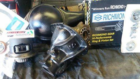 Assembly day is always a good day. New 8 3/4 ready for our special touch. #assembly #day #muscle #build #car #parts