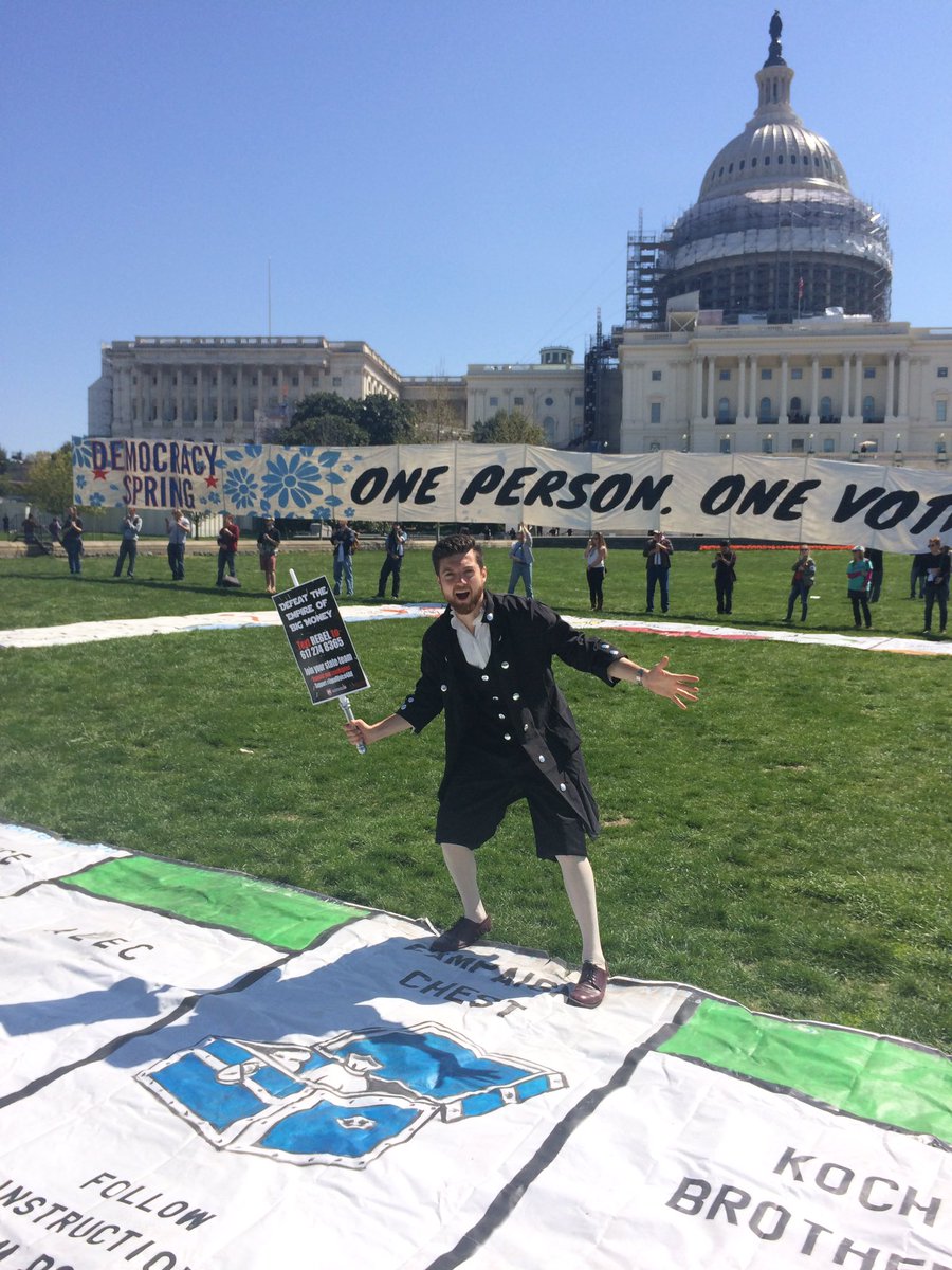 FilmsForChange's tweet photo. Benj from @MAYDAYUS at the @DemSpring West Lawn event now #MAYDAYUS #DemocracySpring https://t.co/xWBzrqxwG2