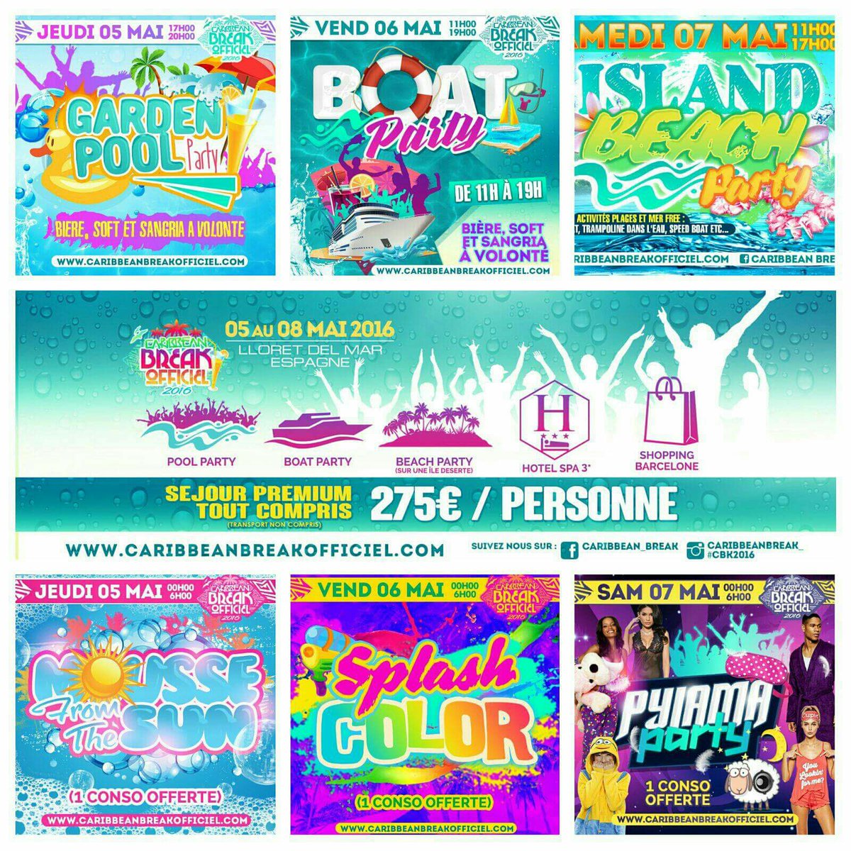caribbeanbreak_'s tweet photo. J-19
La #CBK2016 se rapproche !
Le chill par excellence avec ton PACK PREMIUM ! 🎉🍹☀ 🇪🇸
https://t.co/T3Gapjbbn4 https://t.co/6GWv3giwEy