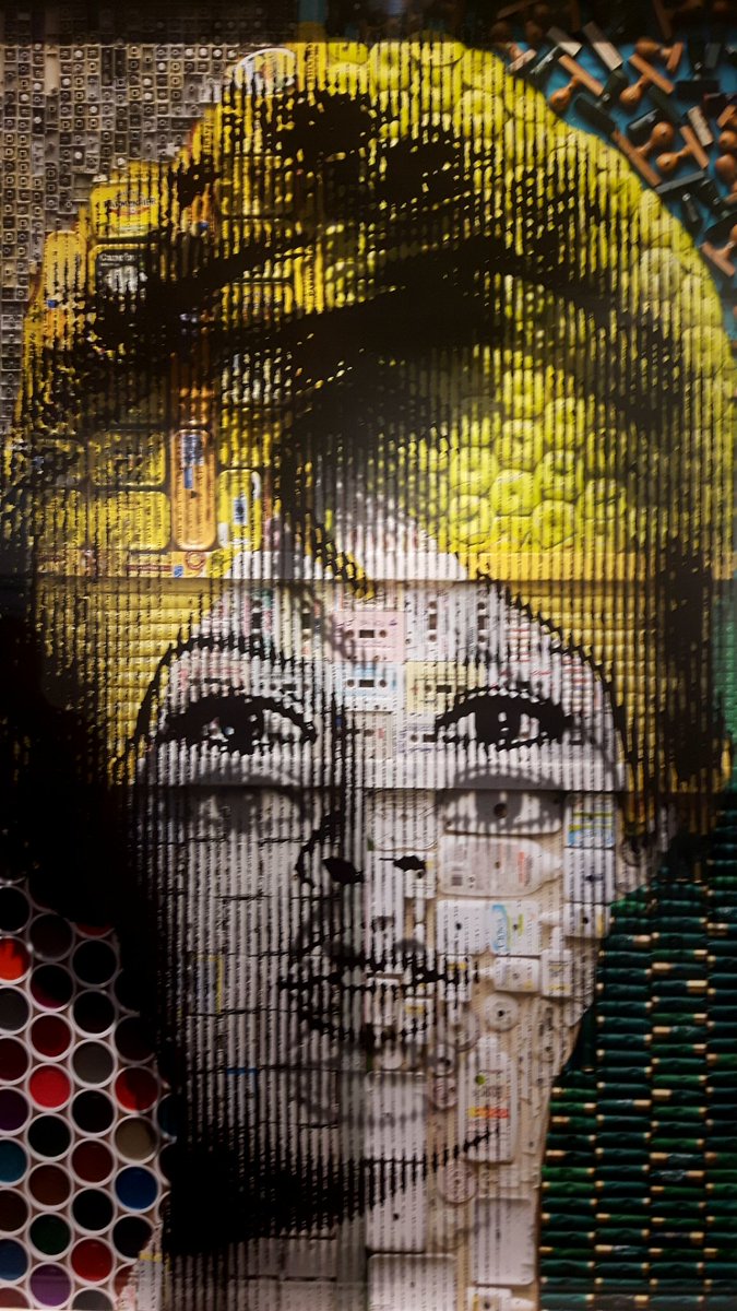 Gina_C_UK's tweet photo. #AndreMonet #art #exhibition Don't Stop the Music featuring #DavidBowie #Rihanna #Beyonce #AmyWinehouse #BriBardot https://t.co/f8iklFSlrO