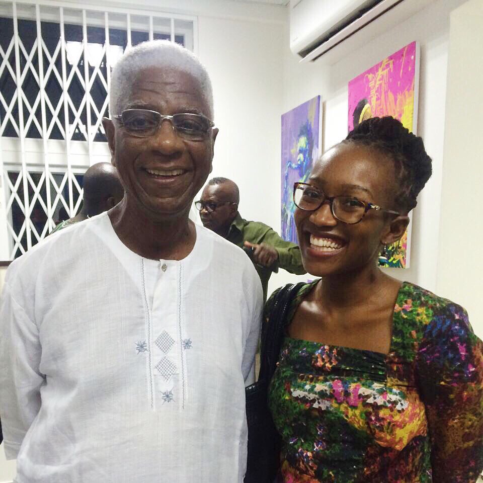 ArtAccra's tweet photo. At the Kuenyehia Prize @theprizegh with El Anatsui this week. https://t.co/l2wtoPB9nU #art #artaccra https://t.co/8ZvwQUSNn5
