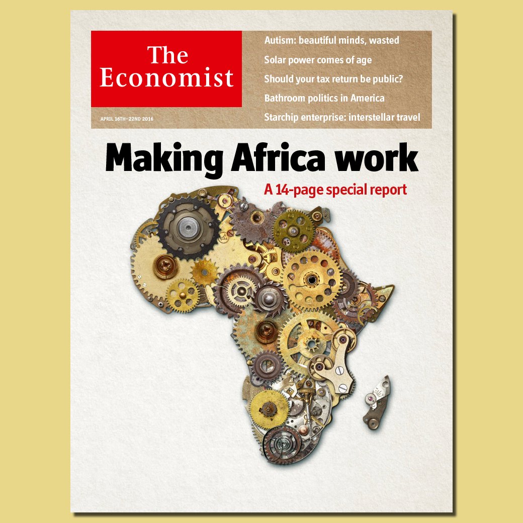 TheEconomist's tweet image. More peaceful, more democratic and better governed: welcome to the new Africa econ.st/1SGQIRm
