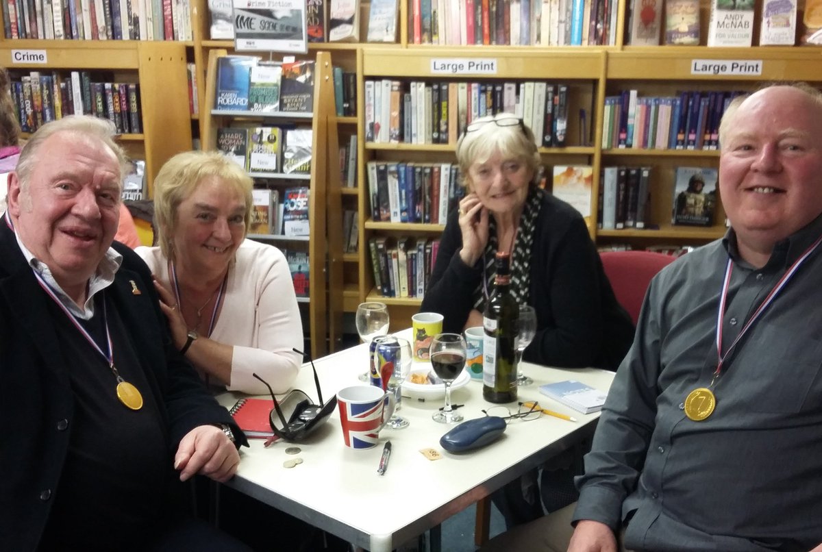 FriendsofCop's tweet photo. Winning team at the 1st Copmanthorpe Library quiz night https://t.co/1zUmI8eaAM