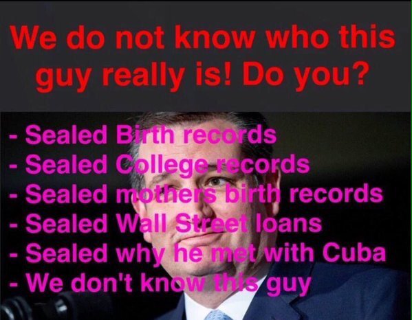 RedRebelReports's tweet image. @TxTrumpMom @mitchellvii #LyingTedTheWeasel #EstablishmentPuppet #You'reAMoronIfYouSupportCruz #💯%FULLOFSH*T
