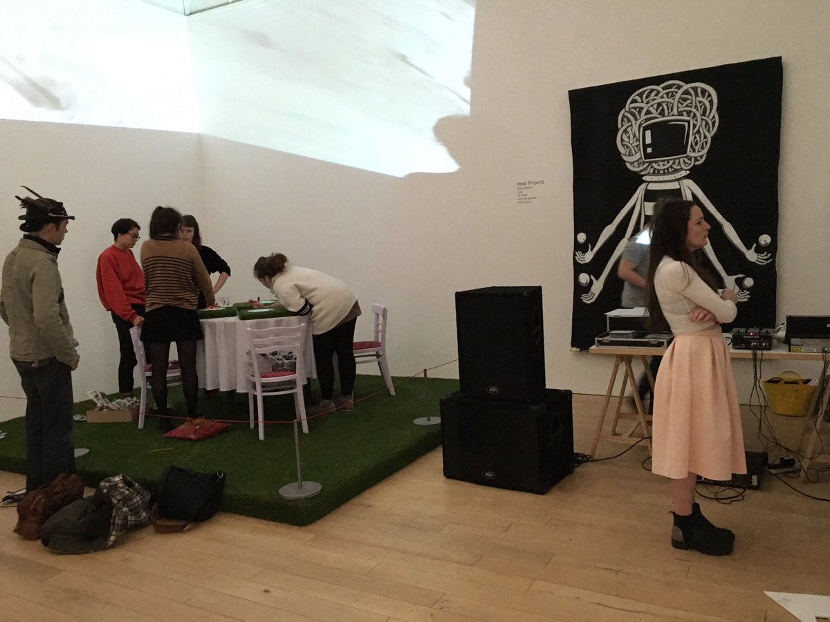 Final prep! We open TONIGHT at Newlyn Art Gallery 19:30 🌞 #dap16 #artistcollectives #cornwall