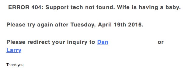 knowledgecooper's tweet image. Congratulations to our dev team family! Today is very special, and we LOVE your unique #ErrorCode404! #NewBaby :)