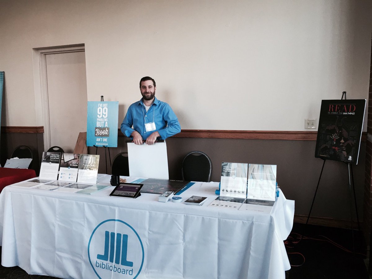 BiblioBoard's tweet photo. We're on our last day at #KPLA2016. It's been a blast! Visit us at booth 5 if you haven't yet!
#LibrariesTransform https://t.co/TUczYinzjQ