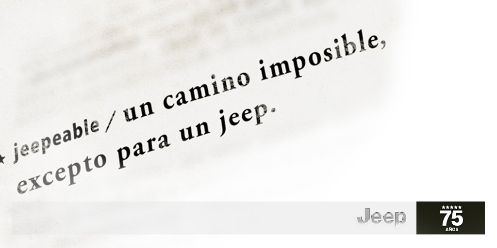 Twitter 上的 Jeep México：