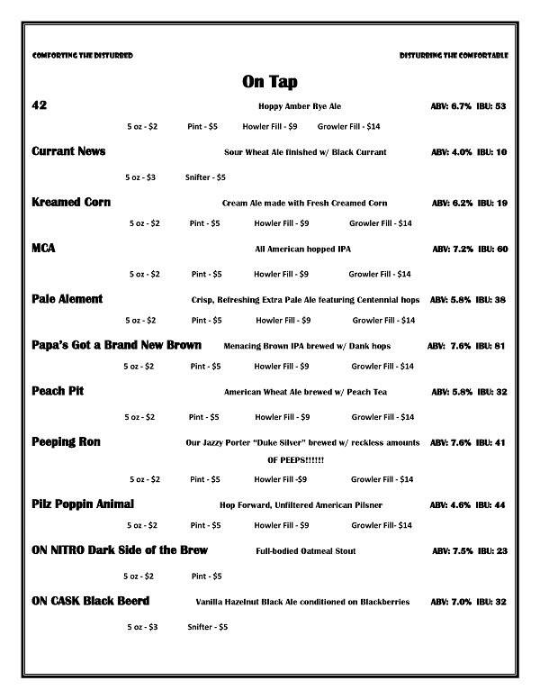 burnem_brewing's tweet photo. TAP-LIST for the freakIN weekend. We have some DOPE brews on tap and on deck. #babyimabouttohavemesomefun https://t.co/cOWqSta1io