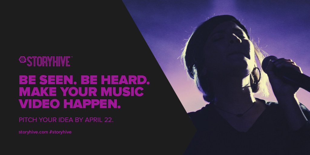 STORYHIVE's tweet image. ONE WEEK TO GO. #musicvideo #stmv #storyhive ow.ly/4mJQkw