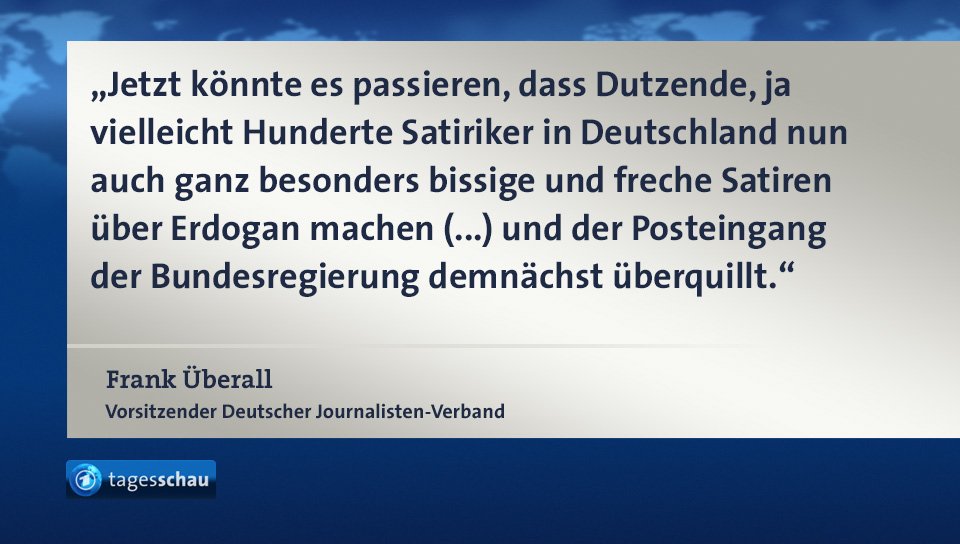 tagesschau's tweet photo. Die Geister, die ich rief? #Boehmermann https://t.co/OI35ifwo2S