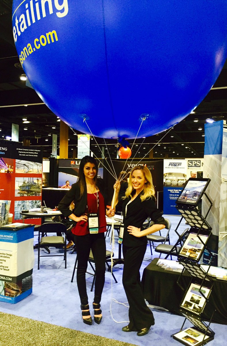 ProPretty's tweet photo. The perfect duo working the #NASCC #2016 #show #Simsona #steel #peddinghaus #orlando @peddinghaus @AmyLoCicero1 https://t.co/O6oXm2tvb9