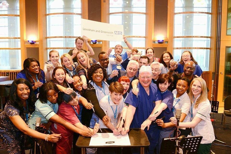 NHSMillion's tweet image. Not content with saving lives &amp;amp; Xmas No.1, the NHS Choir are back with a charity album! Pls RT to show them support