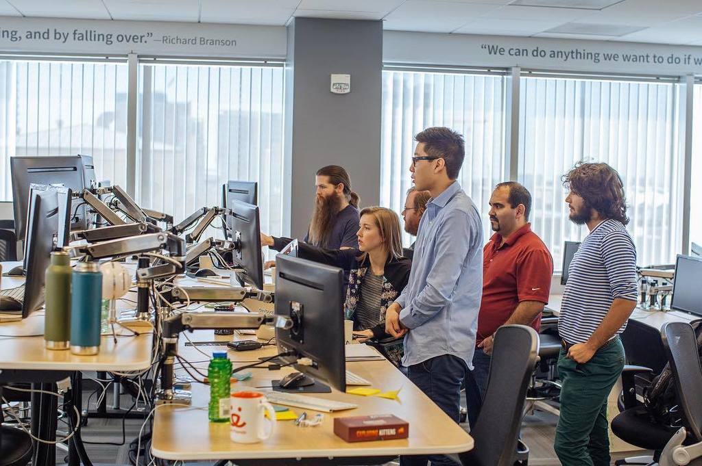 devbootcamp's tweet photo. Just another day trying to #makebeautifulandmeaningfulthings in #phase3 #DevBootcampSD https://t.co/FCaniwRIs8 https://t.co/ttIT8XN9w1