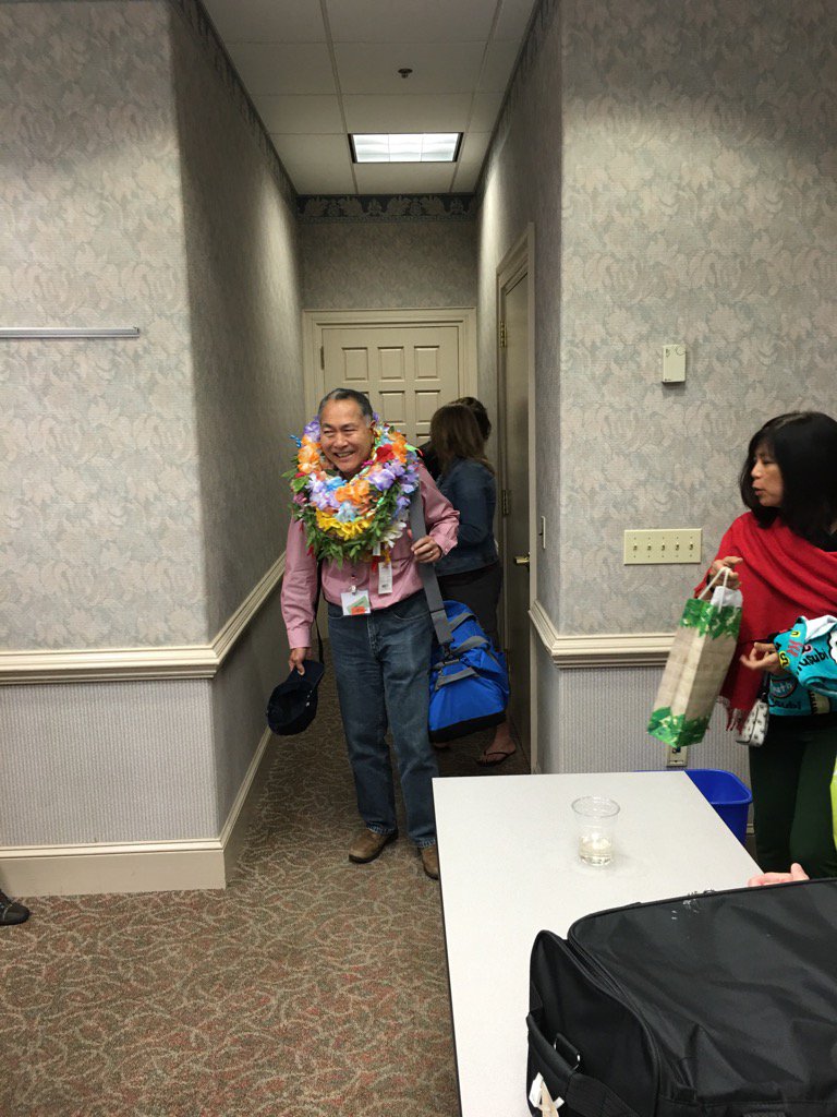 LaurelMayer's tweet photo. @mching808 #GLT2016!
Surprise Andy! To fun times in Hawaii! https://t.co/U5wjrgzBAG