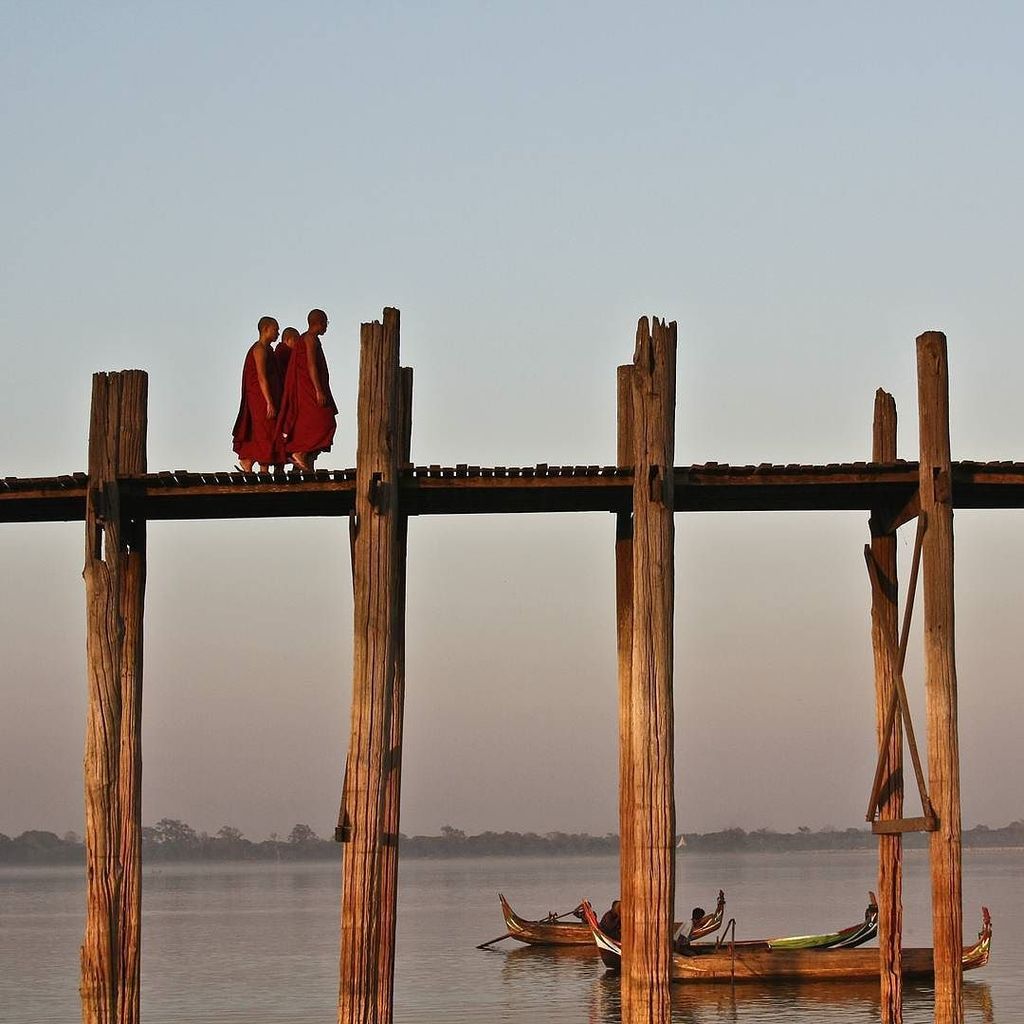 gordsabroad's tweet photo. This is apparently the longest #teak #bridge in the world. The U Bein Bridge near #Amarap… https://t.co/pxmbtuV8mU https://t.co/G2SEvxa80b