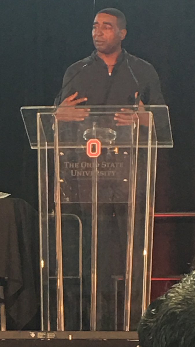 CoachGrandstaff's tweet image. Absorbing Knowledge from these men who have Wisdom. Urban Meyer and Chris Carter #EmpowerPassion
