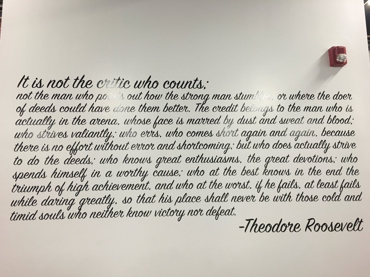 NextGenBurgh's tweet photo. The words on the wall say it all. Time to train and get better. https://t.co/eLdUEl2hxu