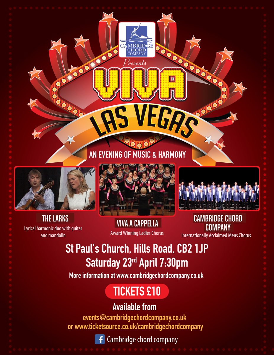 Viva Las Vegas with <a href="/VivaAcappella/">Viva Acappella</a> and TheLarks week tomorrow Saturday 23rd. Be there or Be Square!