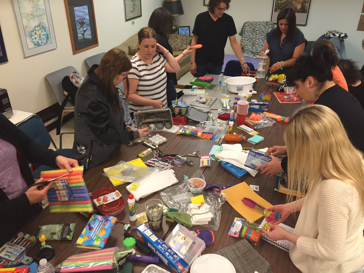 BeverleySchool's tweet image. It is a hive of activity in this make and take workshop based on the activities in the Tasks Galore books.