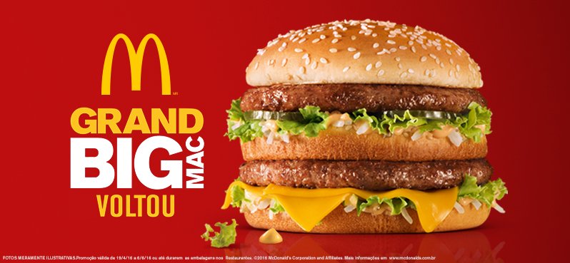 McDonalds_BR's tweet image. Grand Big Mac para satisfazer a sua noite.