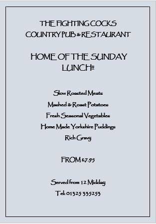fightingcocks4's tweet image. **LET US TAKE THE HASSLE OUT OF SUNDAY LUNCH!!** Join us this Sunday, All our meals are freshly prepared #darlobiz