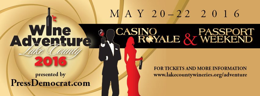 Attend the 2016 #LakeCounty #Wine Adventure 5/20-22 w/ <a href="/LangtryEstate/">Langtry Estate</a> at Twin Pines Casino. bit.ly/1MmQnGZ