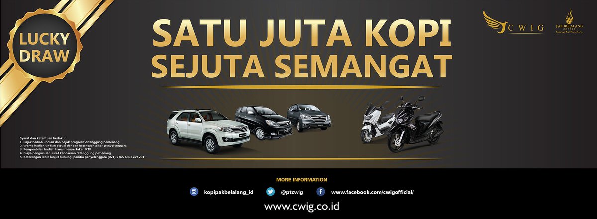 Kopi Pak Belalang Akan Memecahkan #RekorMuriKPB <a href="/El8Rumi/">EL Rumi</a> <a href="/AHMADDHANIPRAST/">Dhani Ahmad Prasetyo</a> <a href="/AlKohler7/">Al Ghazali Köhler</a> <a href="/AhmadAbdulQodir/">Dul Jaelani</a>