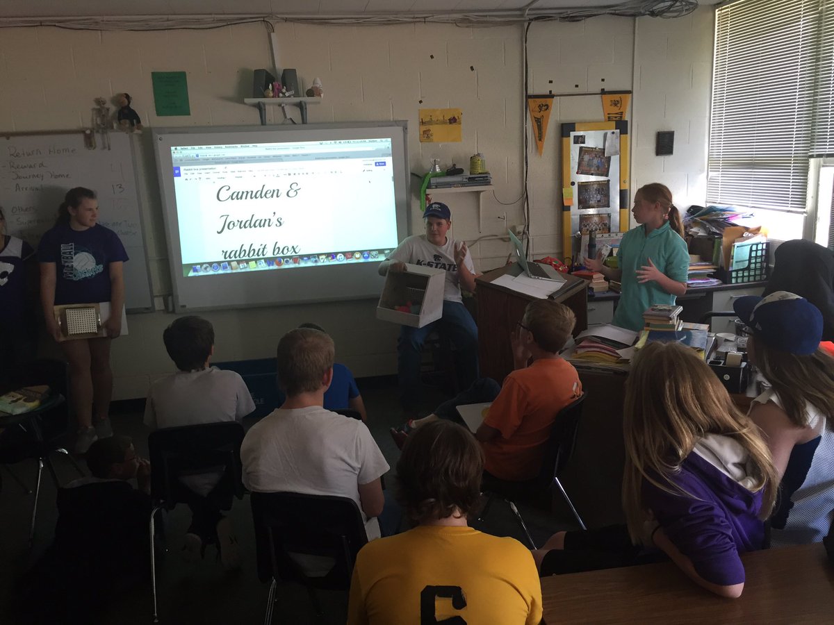 BoeStandard's tweet photo. 6th Mod @FredoniaMS is all about the rabbits. #innovationtime https://t.co/LRTnSfCMVJ