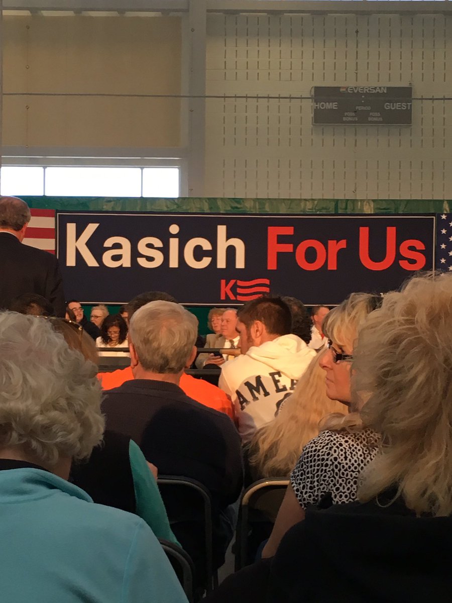rdursi6ward's tweet image. Trump Tuesday and Kasich today. #DifferentVibe hope for #realPoliticalDiscussion @JohnKasich #kasich