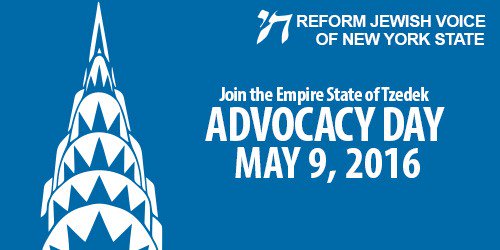 Join the Empire State of Tzedek today! Register for RJV Advocacy Day in Albany on May 9. cvent.com/d/lfq3qq